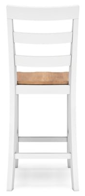 Gesthaven Counter Height Barstool - White Stool Set modern furniture Contempo Furniture