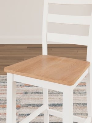 Gesthaven Counter Height Barstool - White Stool Set modern furniture Contempo Furniture