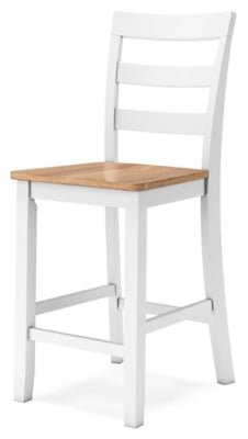 Gesthaven Counter Height Barstool - White Stool Set modern furniture Contempo Furniture