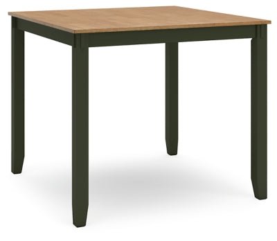Gesthaven Counter Height Dining Table and 4 Barstools (Set of 5) - Green 5 Piece Dining Room Set modern furniture Contempo Furniture