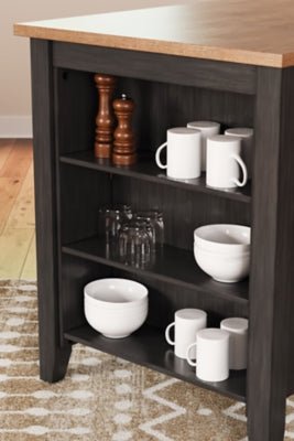 Gesthaven Counter Height Dining Table - Dark Brown Counter Table modern furniture Contempo Furniture