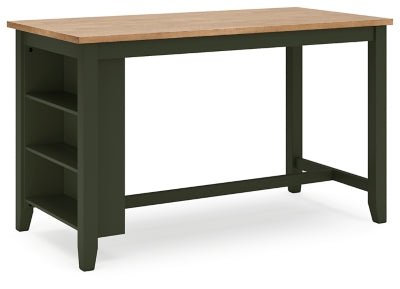 Gesthaven Counter Height Dining Table - Green Counter Table modern furniture Contempo Furniture