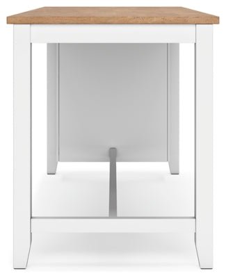 Gesthaven Counter Height Dining Table - White Counter Table modern furniture Contempo Furniture