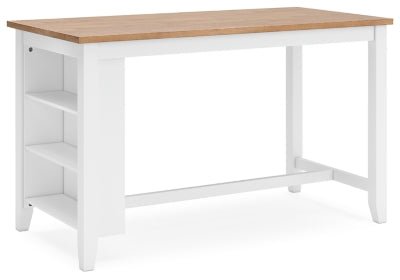 Gesthaven Counter Height Dining Table - White | Ashley Furniture