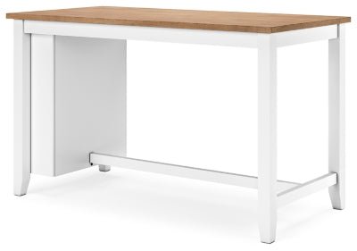 Gesthaven Counter Height Dining Table - White Counter Table modern furniture Contempo Furniture