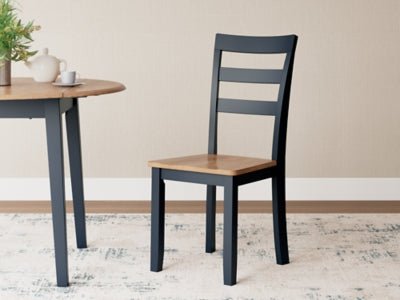 Gesthaven Dining Chair - Blue Chair Set modern furniture Contempo Furniture