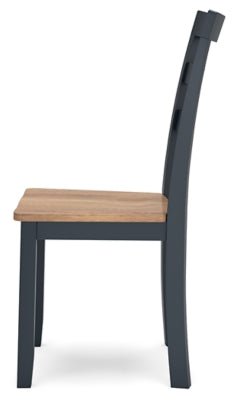 Gesthaven Dining Chair - Blue Chair Set modern furniture Contempo Furniture