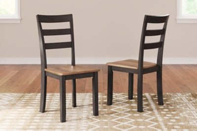Gesthaven Dining Chair - Dark Brown Chair Set modern furniture Contempo Furniture
