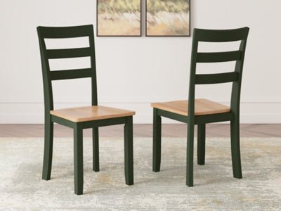 Gesthaven Dining Chair - Green Chair Set modern furniture Contempo Furniture