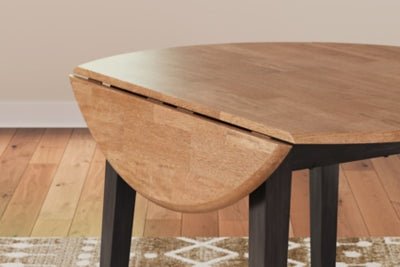 Gesthaven Dining Drop Leaf Table - Dark Brown Dining Table modern furniture Contempo Furniture