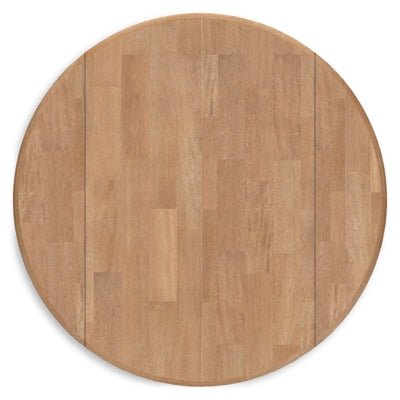 Gesthaven Dining Drop Leaf Table - White Dining Table modern furniture Contempo Furniture