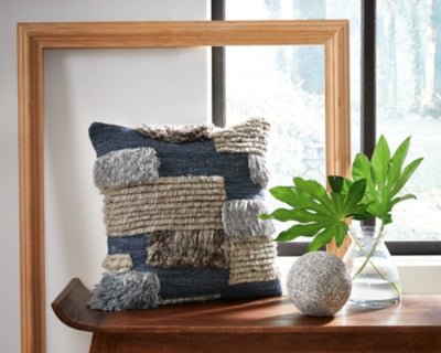 Gibbend Pillow (Set of 4) - Blue Throw Pillow modern furniture Contempo Furniture