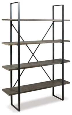 Gilesgrove Bookcase - Dark Gray | Ashley Furniture