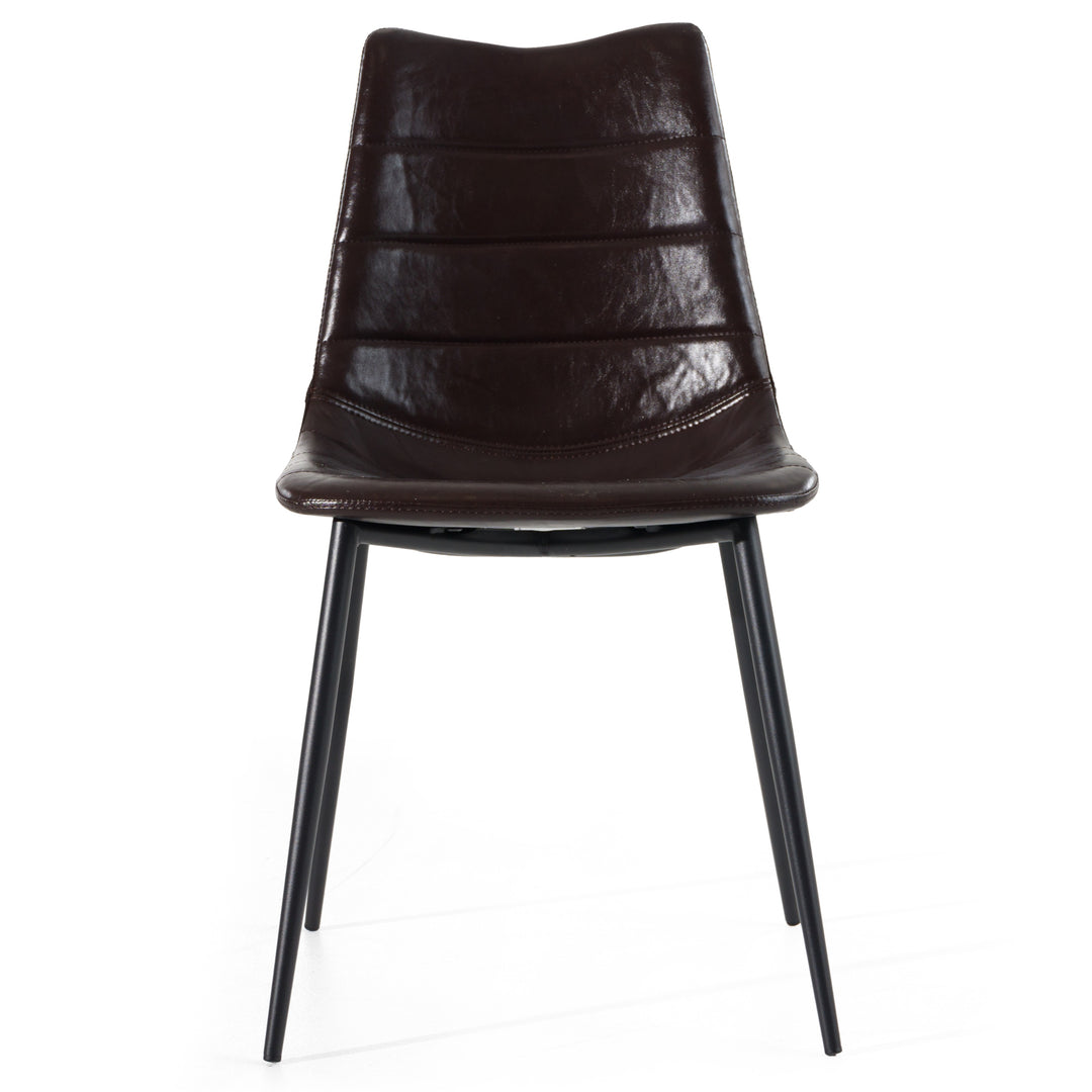 Gilliam  Modern Brown Dining Chair (Set of 2)