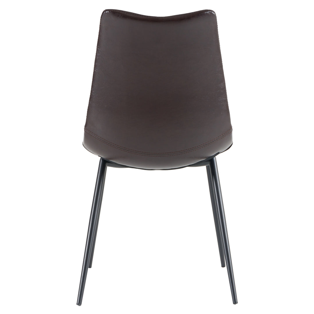 Gilliam  Modern Brown Dining Chair (Set of 2)