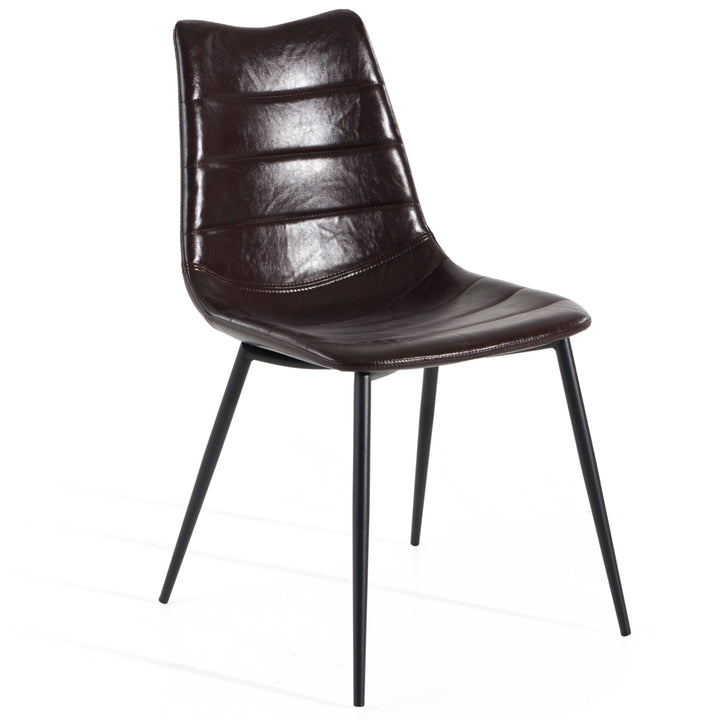 Gilliam  Modern Brown Dining Chair (Set of 2)