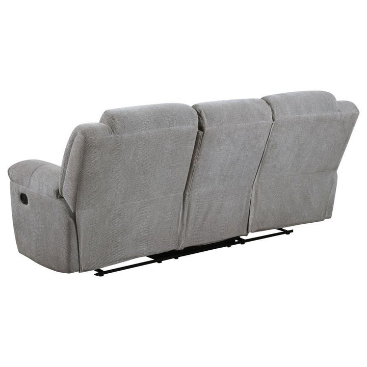 Gilson - 3 Piece Chenille Upholstered Sofa Set - Gray 3 - Piece Living Room Set modern furniture Contempo Furniture