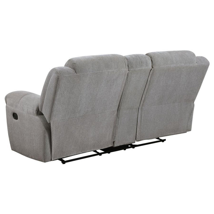 Gilson - 3 Piece Chenille Upholstered Sofa Set - Gray 3 - Piece Living Room Set modern furniture Contempo Furniture