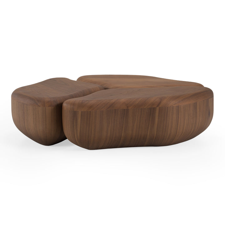 Gimbal - Modern 3-Piece Walnut Coffee Table
