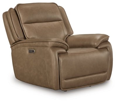 Glencroft Power Recliner - Light Brown Reclining Chair modern furniture Contempo Furniture