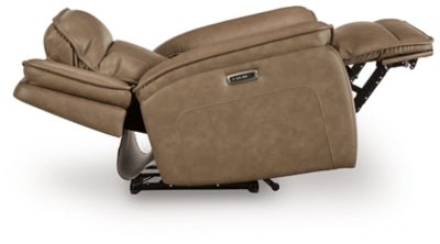 Glencroft Power Recliner - Light Brown Reclining Chair modern furniture Contempo Furniture
