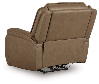 Glencroft Power Recliner - Light Brown Reclining Chair modern furniture Contempo Furniture