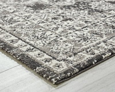 Glennisman Large Rug - Black Area Rug modern furniture Contempo Furniture