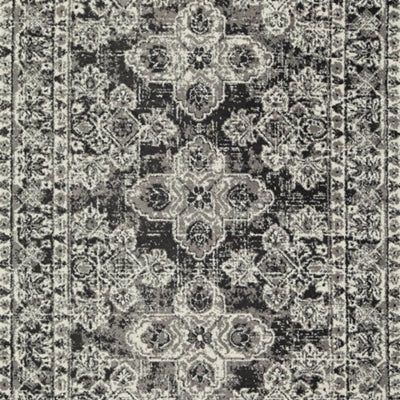 Glennisman Large Rug - Black Area Rug modern furniture Contempo Furniture