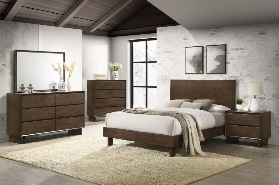 Glenwood - Dresser Mirror - Warm Brown Mirror modern furniture Contempo Furniture