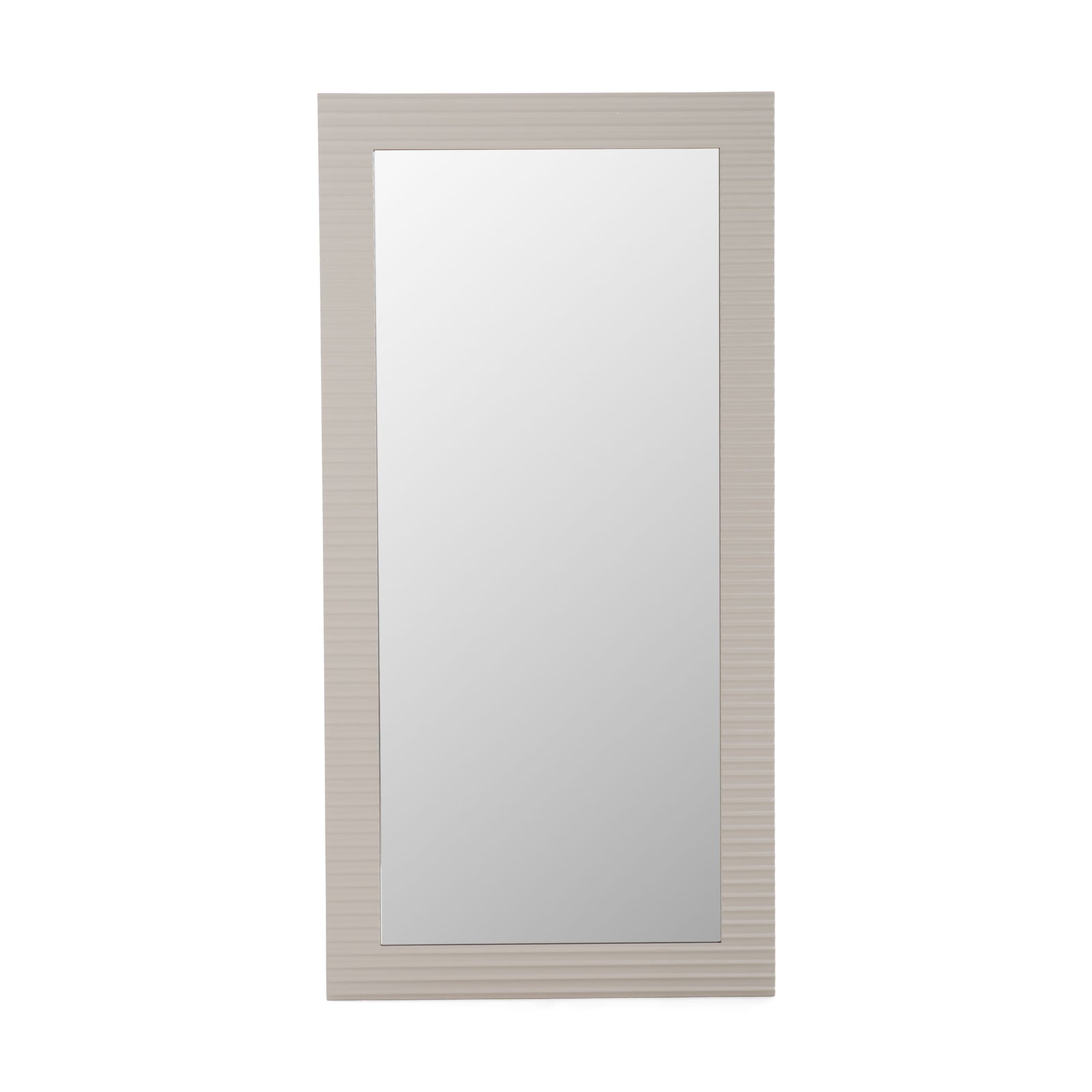 Glinda - Modern Beige Floor Mirror