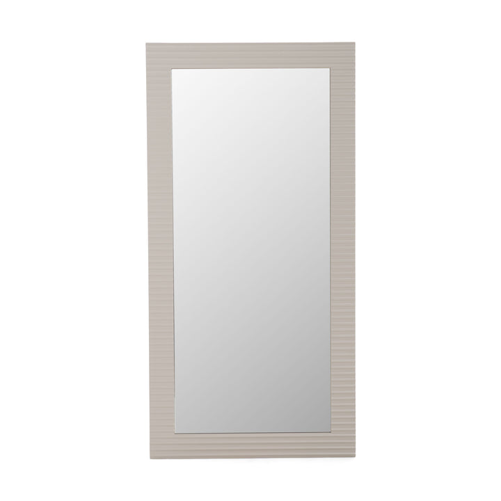 Glinda - Modern Beige Floor Mirror