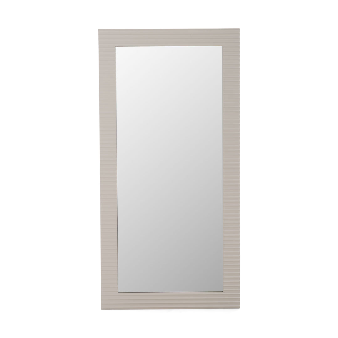 Glinda - Modern Beige Floor Mirror