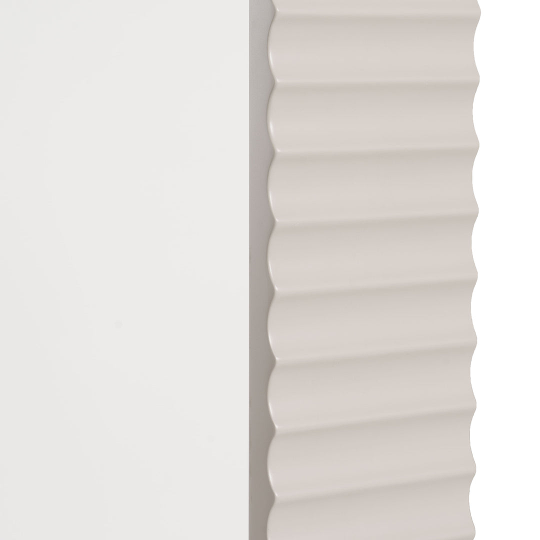 Glinda - Modern Beige Floor Mirror
