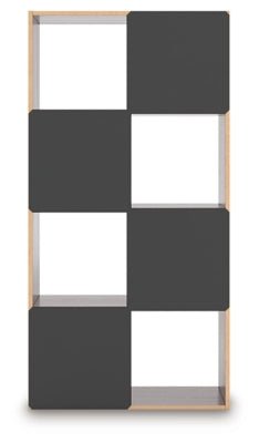 Glosmount Eight Cube Organizer - Dark Brown Cube Organizers modern furniture Contempo Furniture