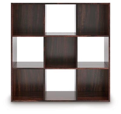 Glosmount Nine Cube Organizer - Dark Brown Cube Organizers modern furniture Contempo Furniture