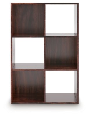 Glosmount Six Cube Organizer - Dark Brown Cube Organizers modern furniture Contempo Furniture