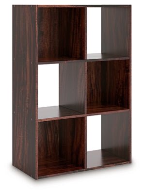 Glosmount Six Cube Organizer - Dark Brown | Ashley Furniture