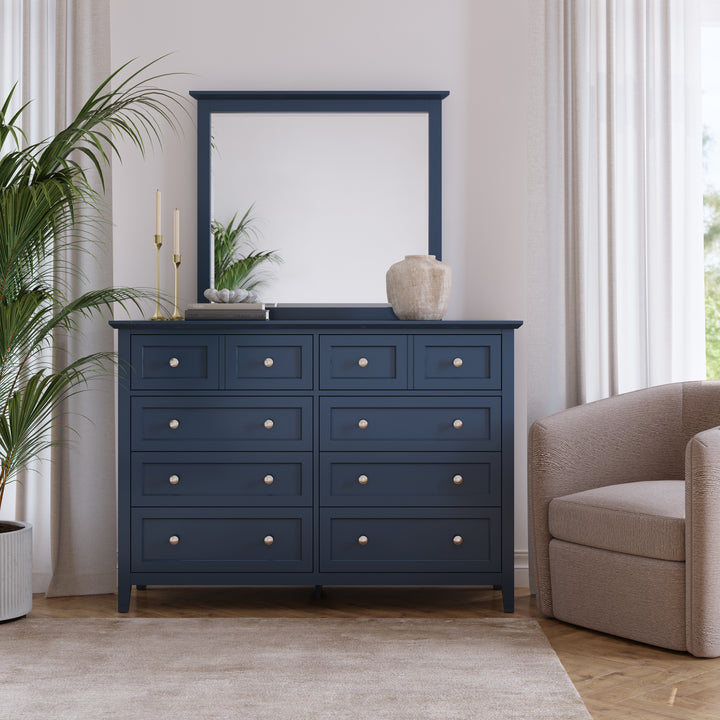 Modus Furniture Pnkx82A Grace Eight Drawer Dresser In Blueberry 2024