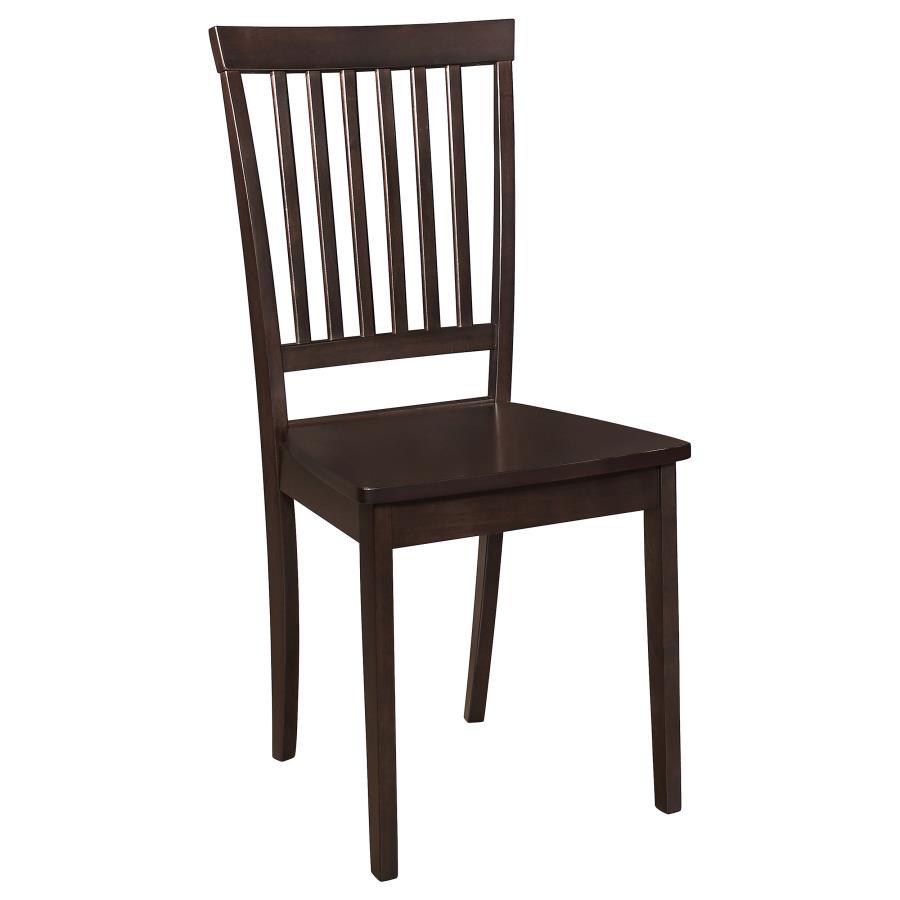 Gomez - 5 Piece Rectangular Dining Table Set - Cappuccino 5 - Piece Dining Room Set modern furniture Contempo Furniture