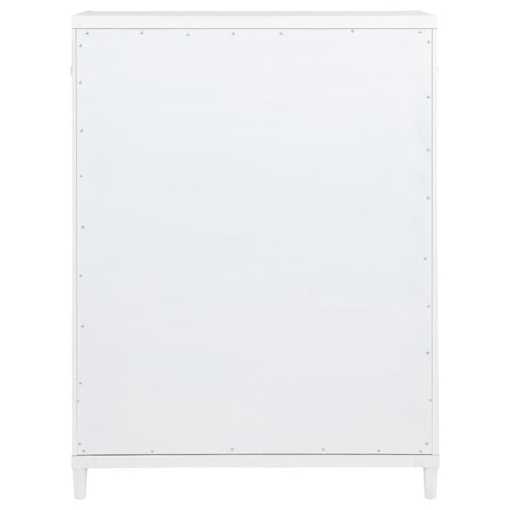 Gracemont - 5 - Drawer Bedroom Chest Of Drawers - White Accent Chest modern furniture Contempo Furniture