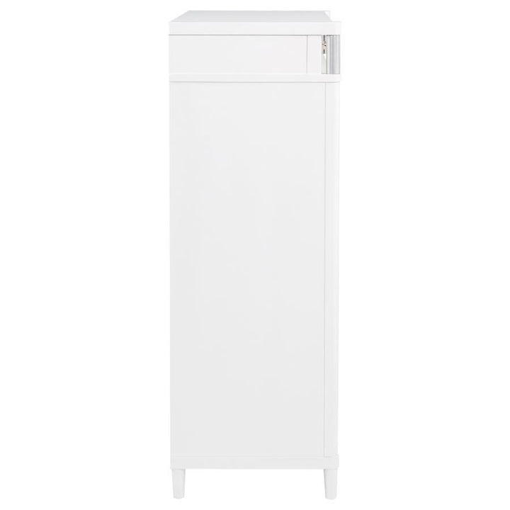 Gracemont - 5 - Drawer Bedroom Chest Of Drawers - White Accent Chest modern furniture Contempo Furniture