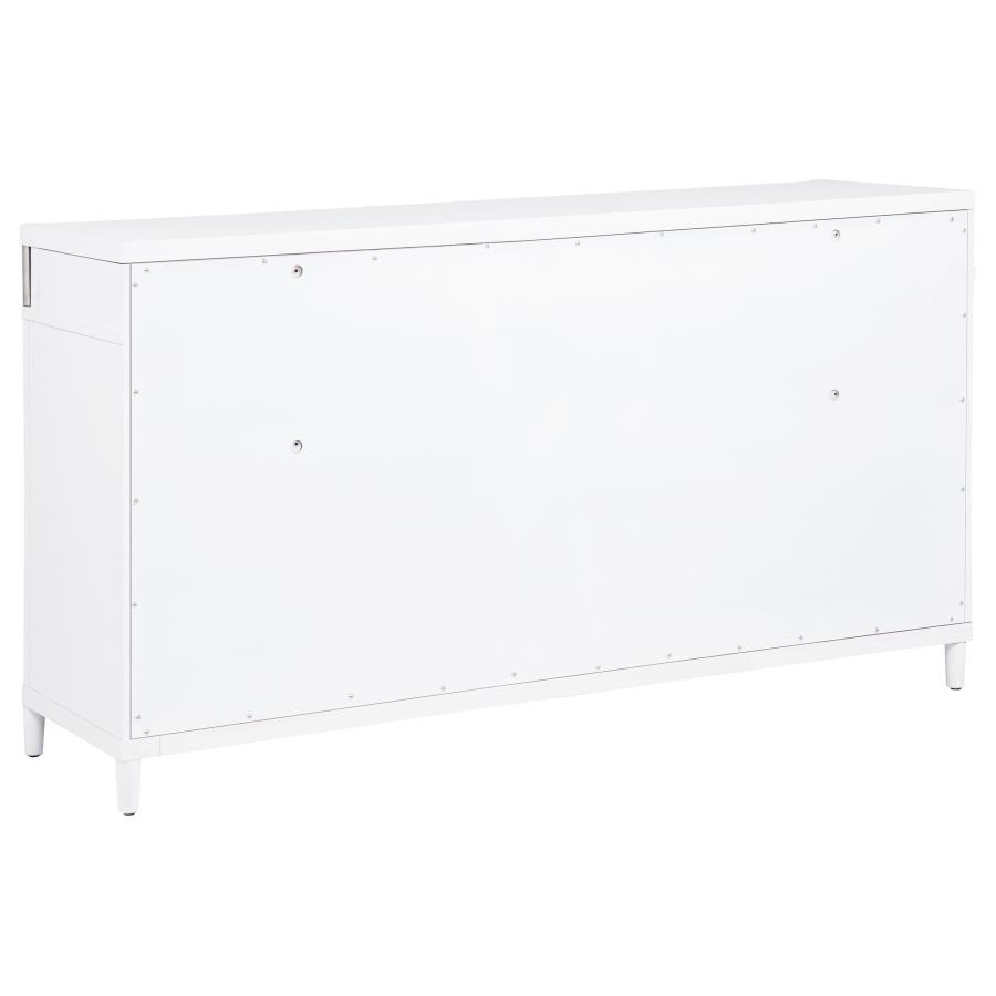 Gracemont - 8 - Drawer Bedroom Dresser Cabinet - White Dressers modern furniture Contempo Furniture