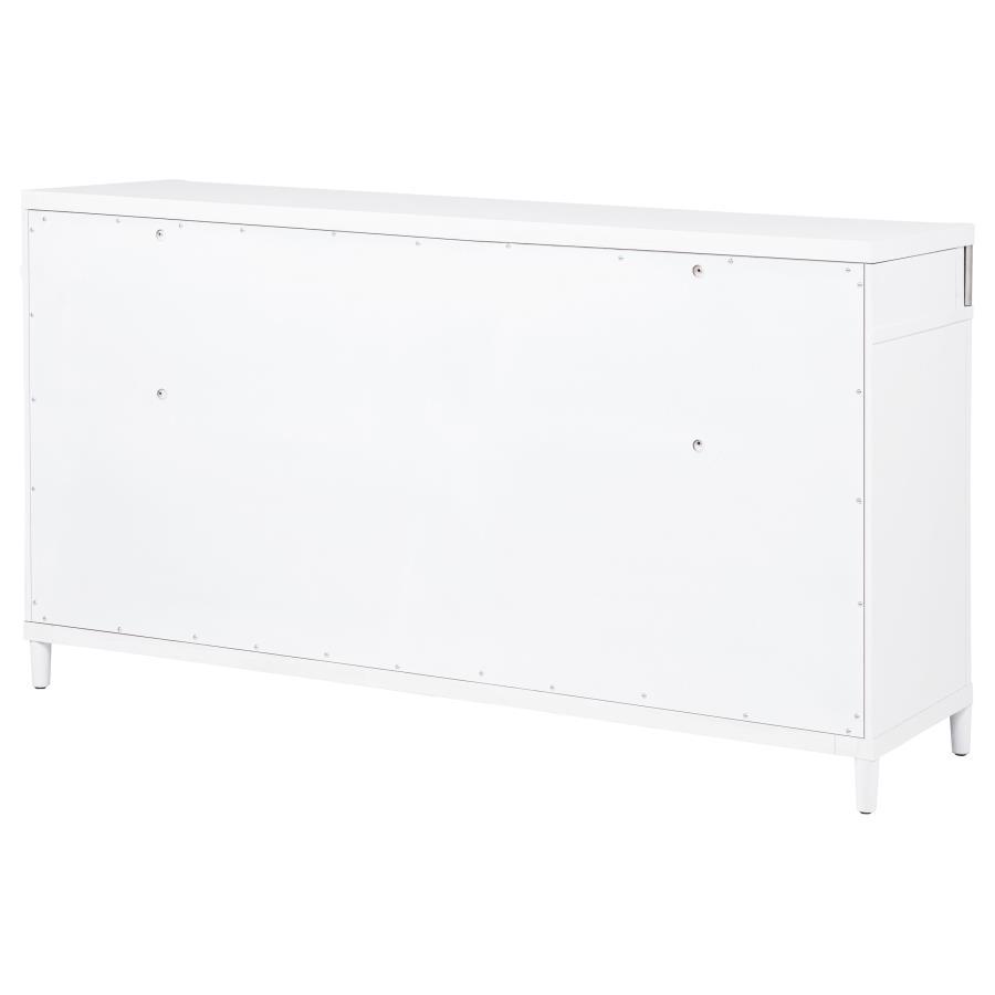 Gracemont - 8 - Drawer Bedroom Dresser Cabinet - White Dressers modern furniture Contempo Furniture