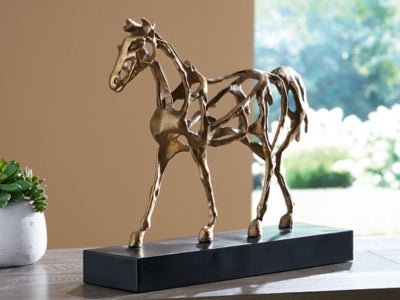 Grainville Sculpture - Gold Sculpture &amp; Figurine modern furniture Contempo Furniture
