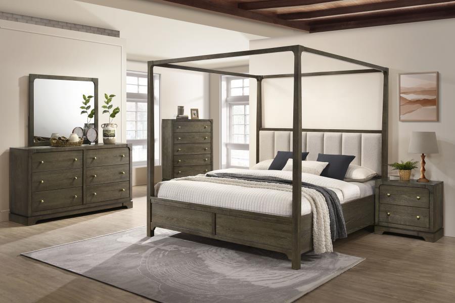 Gran Park - 5 - Drawer Bedroom Chest Of Drawers - Dark Cocoa Accent Chest modern furniture Contempo Furniture