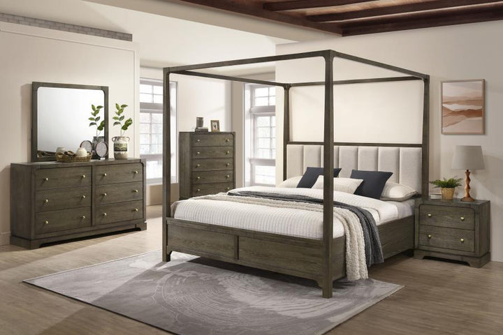 Gran Park - 5 - Drawer Bedroom Chest Of Drawers - Dark Cocoa Accent Chest modern furniture Contempo Furniture