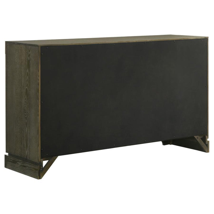 Gran Park - 6 - Drawer Dresser Cabinet - Dark Cocoa Dressers modern furniture Contempo Furniture