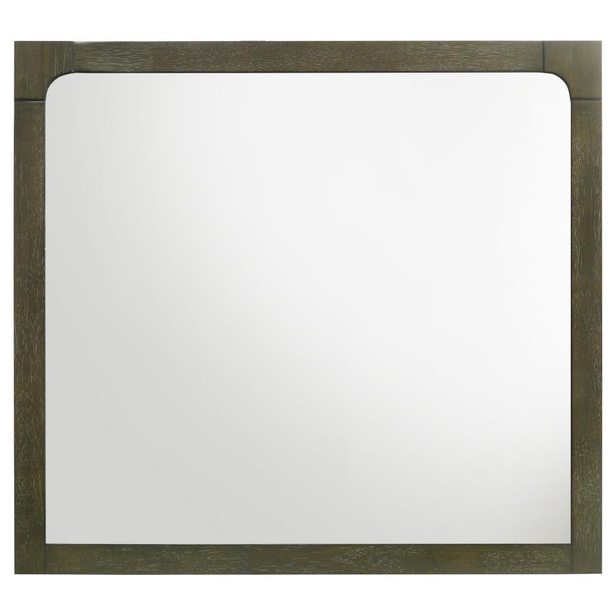 Gran Park - Dresser Mirror - Dark Cocoa Mirror modern furniture Contempo Furniture