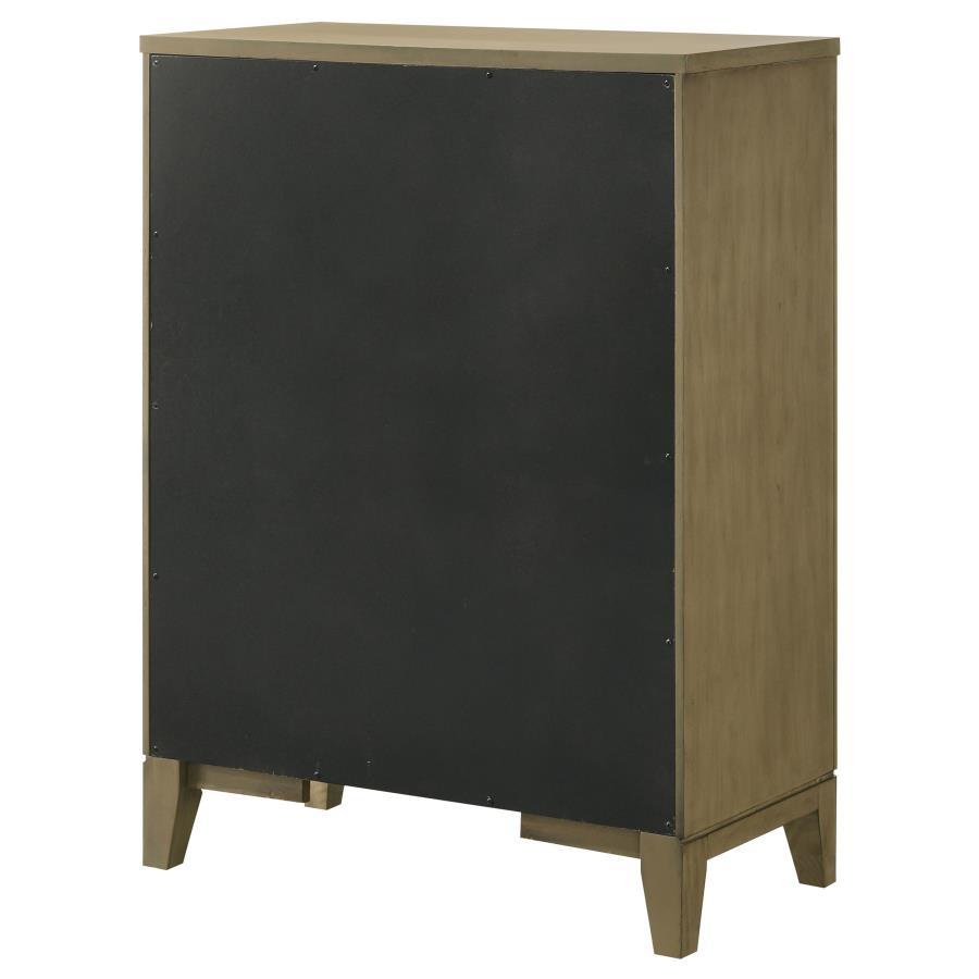 Granada - 5 - Drawer Bedroom Chest Of Drawers - Natural Pine Accent Chest modern furniture Contempo Furniture