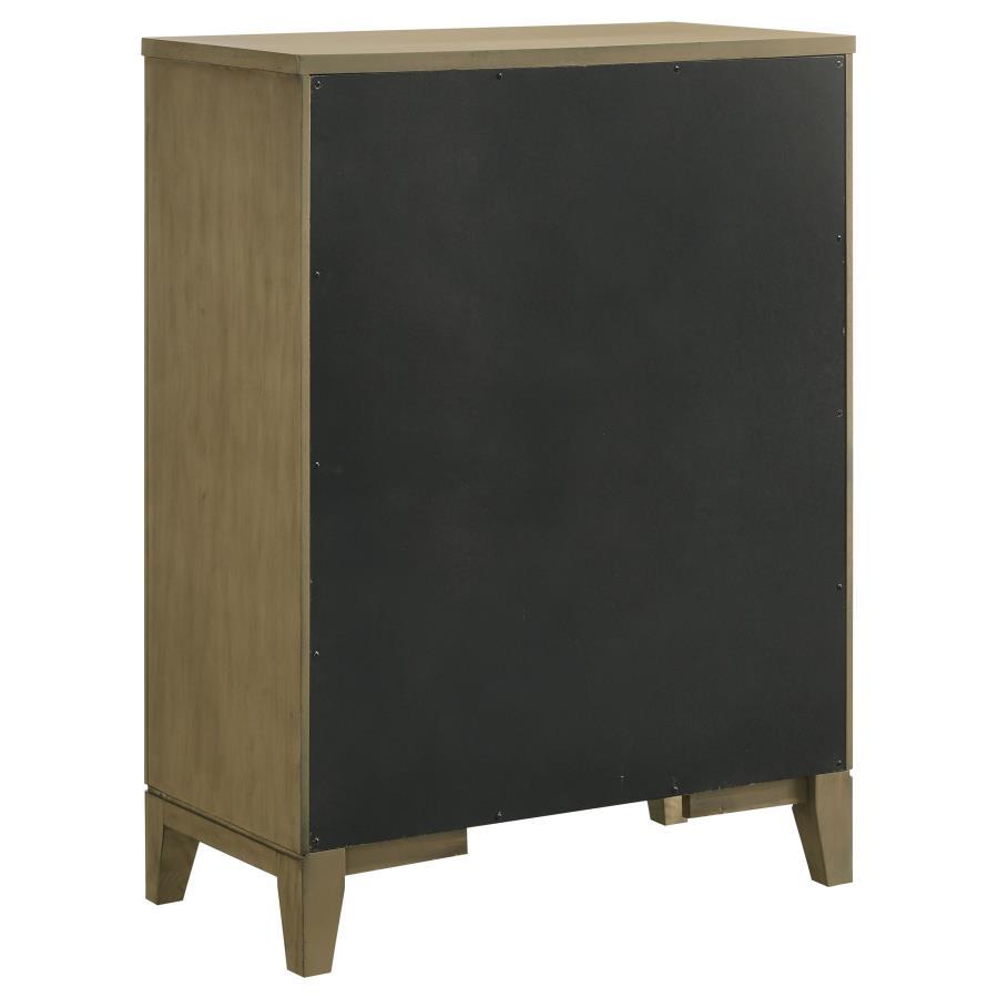 Granada - 5 - Drawer Bedroom Chest Of Drawers - Natural Pine Accent Chest modern furniture Contempo Furniture